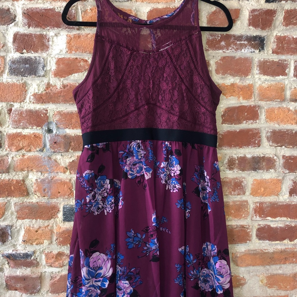 Xhilaration Floral Lace Dress